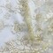 1 Yard Elegant Beaded Lace Fabric Embroidered on 100% Polyester Net Mesh Ivory with Gold 54" Width